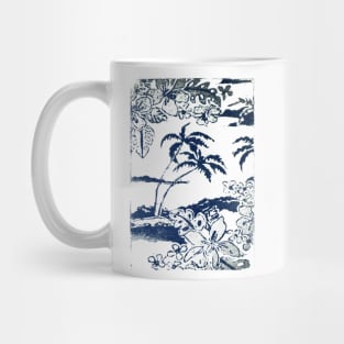 Tropical Paradise with palm trees and islands Mug